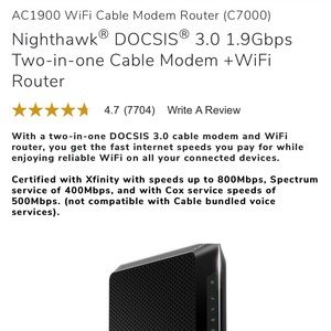 Netgear nighthawk ac1900 is router